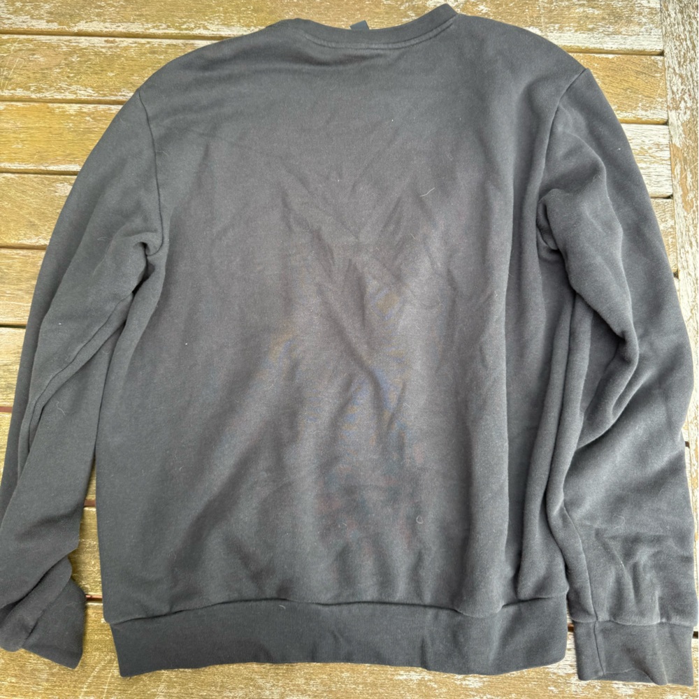 Adidas Black Crewneck Men's Sweater - Picture 4 of 4